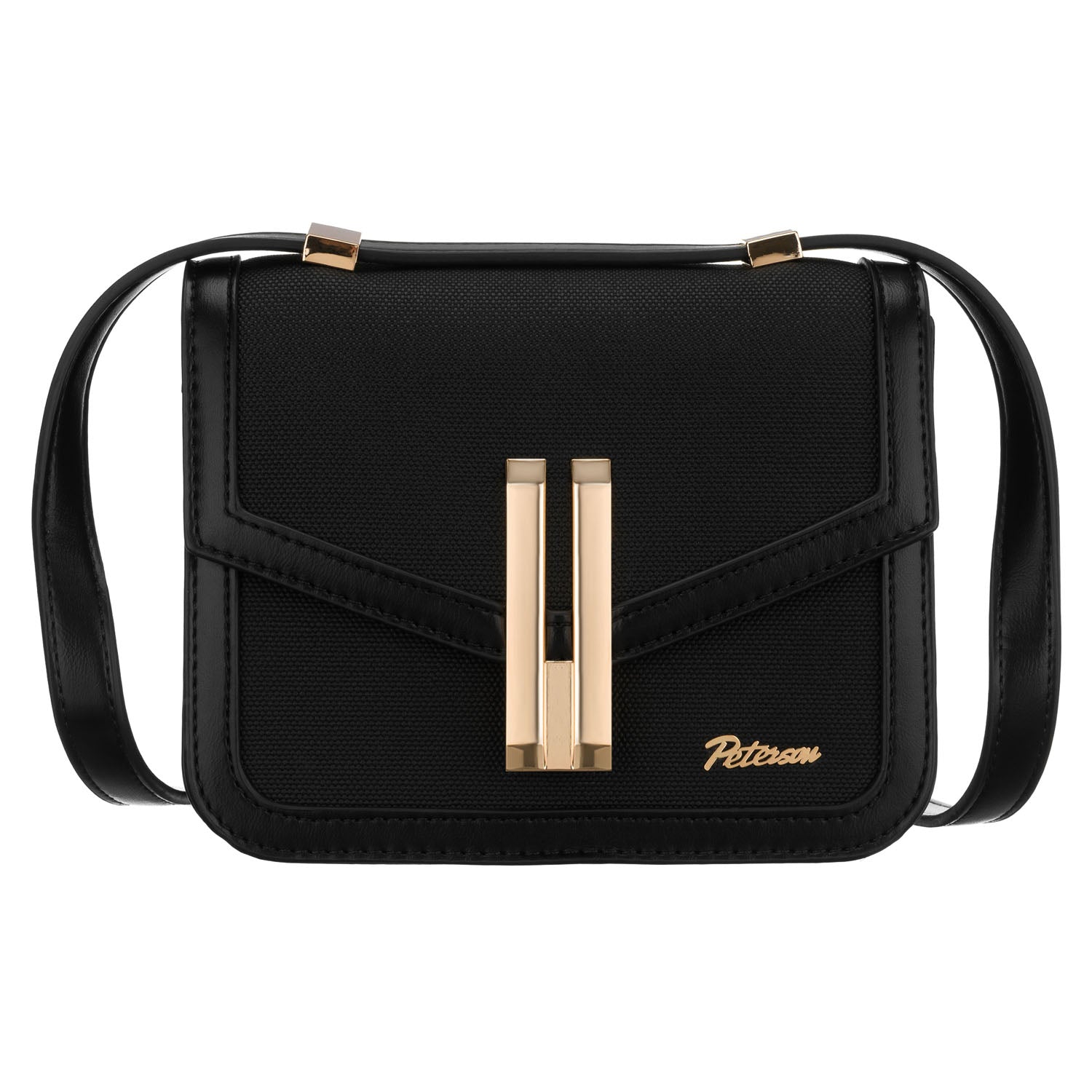 Maža rankinė moterims Peterson, juoda 1269