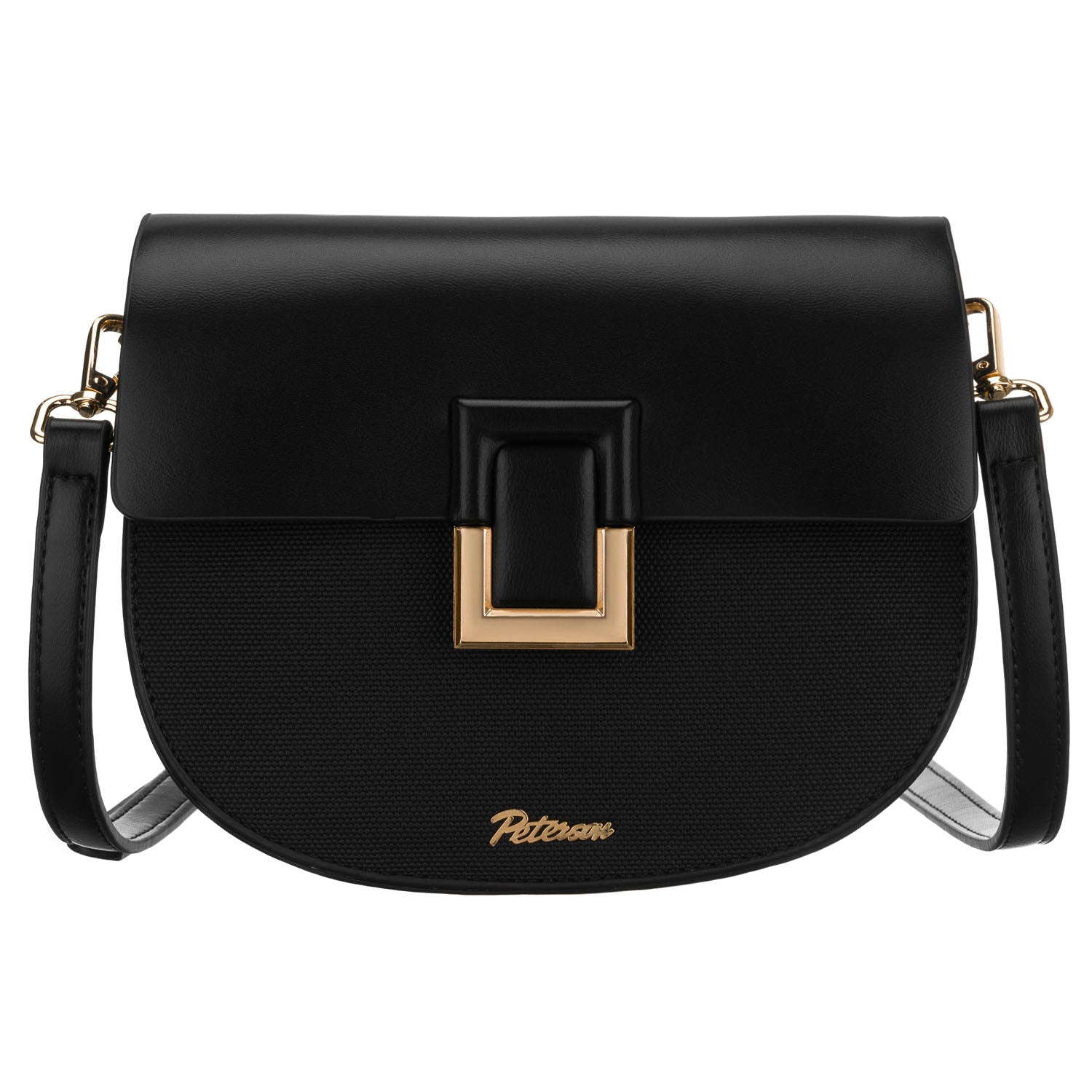 Maža rankinė moterims Peterson, juoda 1467