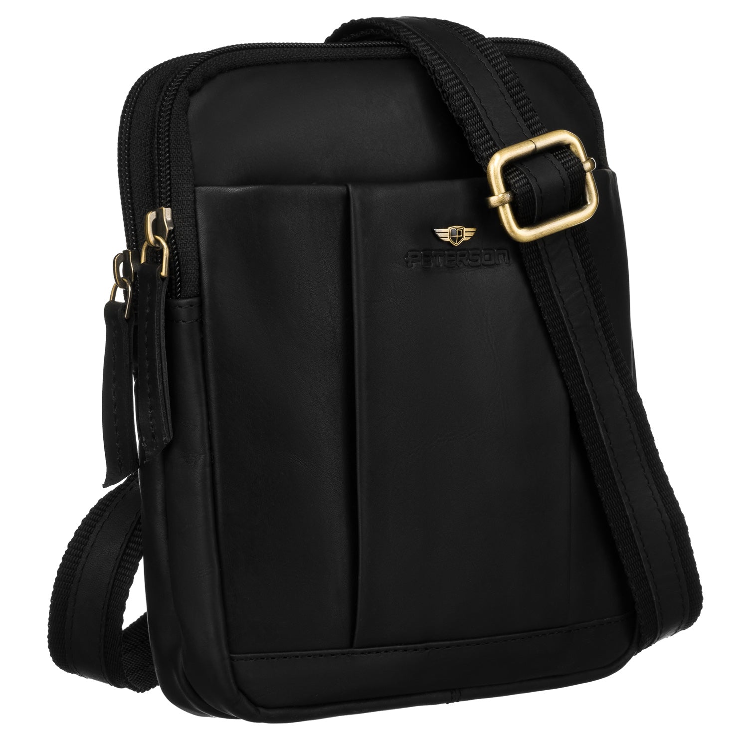 Didelė rankinė vyrams Peterson, juoda 6798