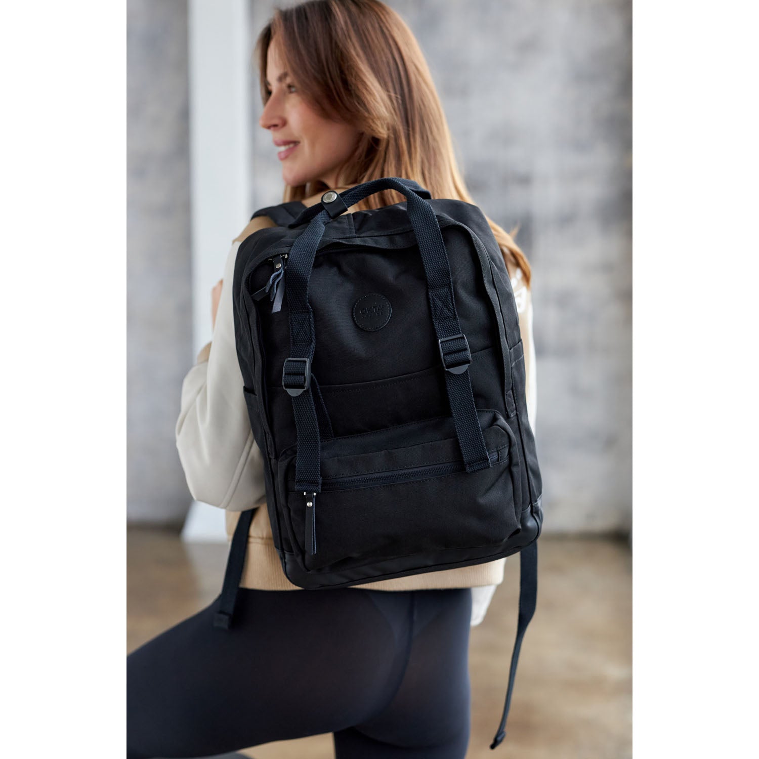 Miesto kuprinė Himawari, juoda N407