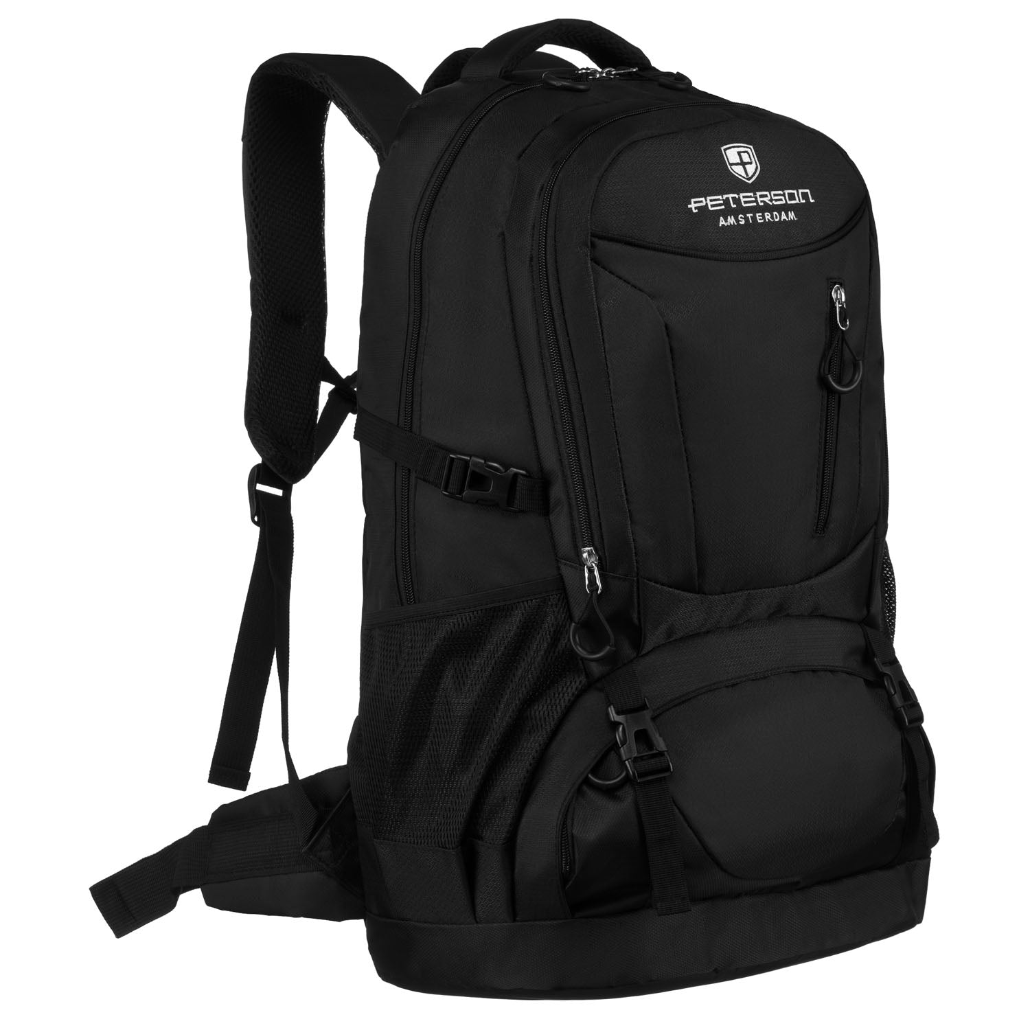 Turistinė kuprinė, juoda, poliesteris N398