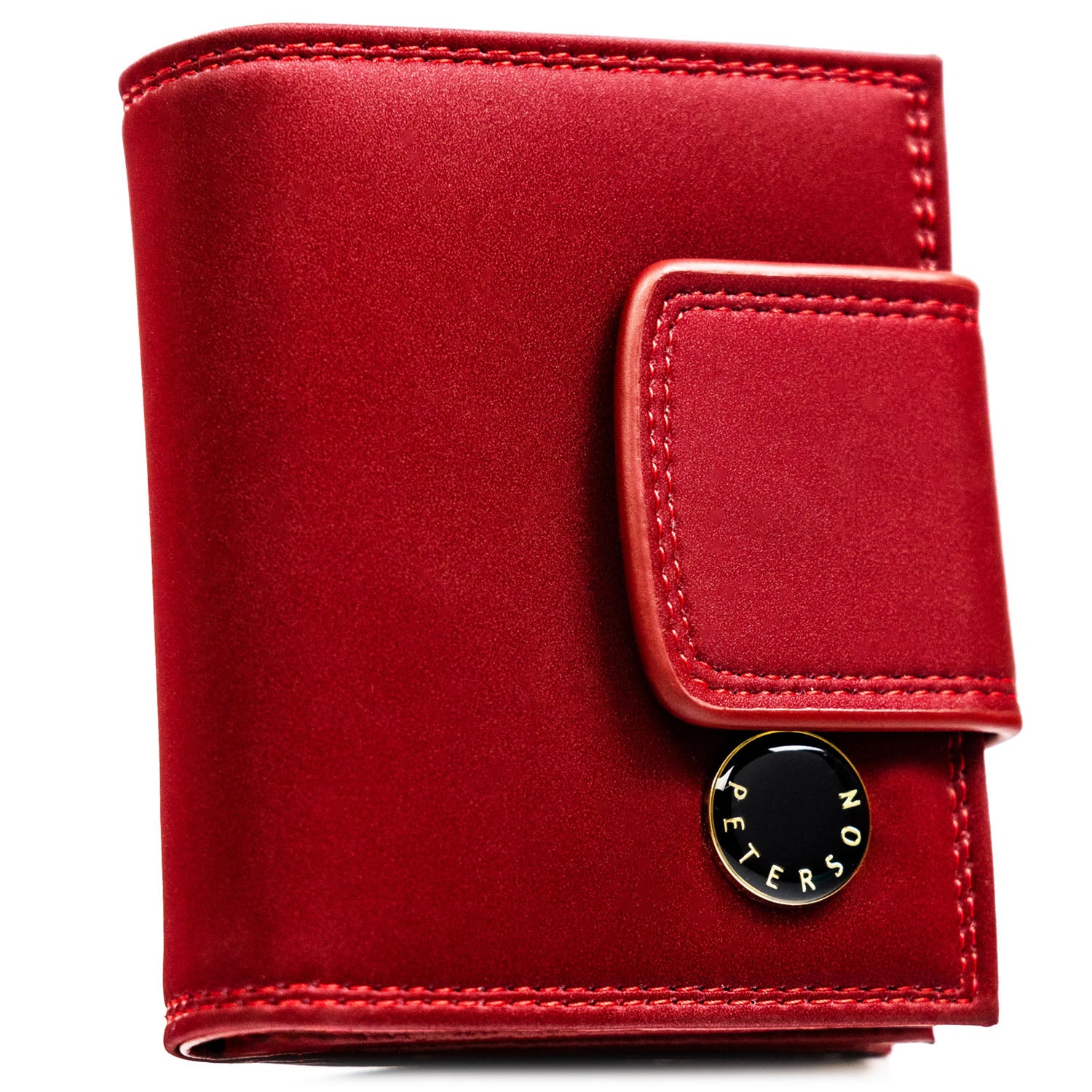 Vidutinė piniginė moterims Peterson, raudona PT93