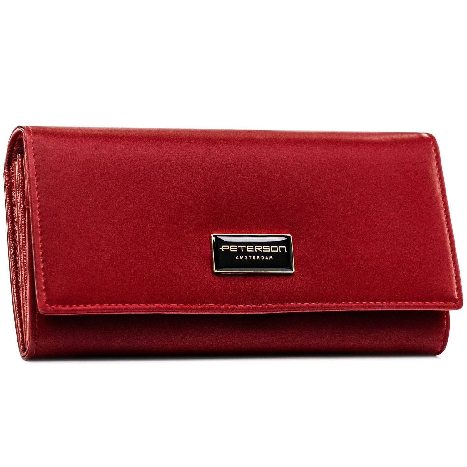 Vidutinė piniginė moterims Peterson, raudona PT107
