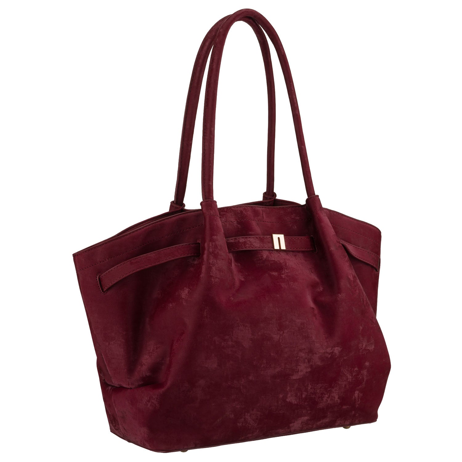 Didelė moteriška shopper tipo rankinė Peterson, bordo AX36