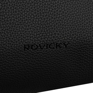 Moteriška juoda eko odos shopper rankinė Rovicky K72