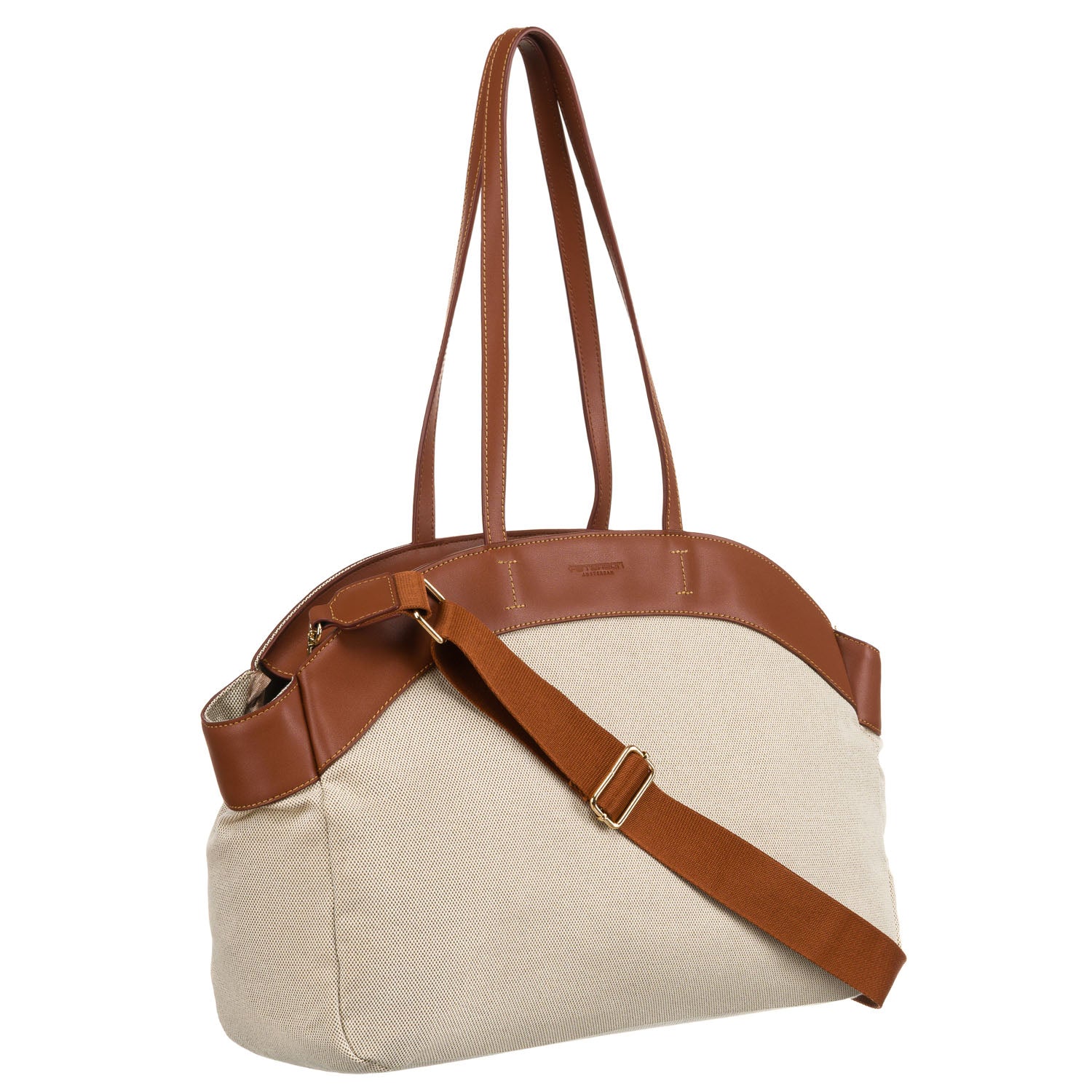 Didelė rankinė moterims Peterson, smėlio-ruda