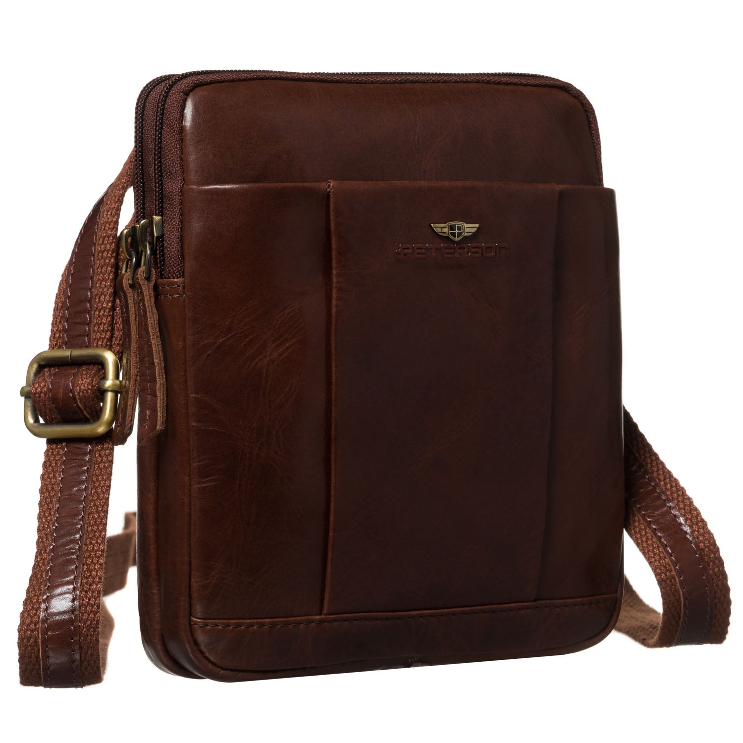 Rankinė vyrams Peterson, ruda R466