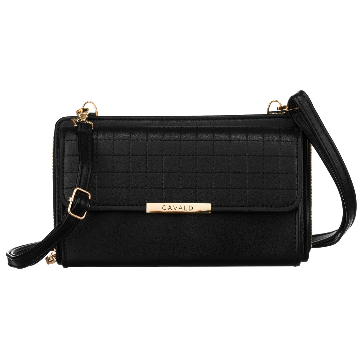 Maža elegantiška rankinė 4U Cavaldi, juoda A0153