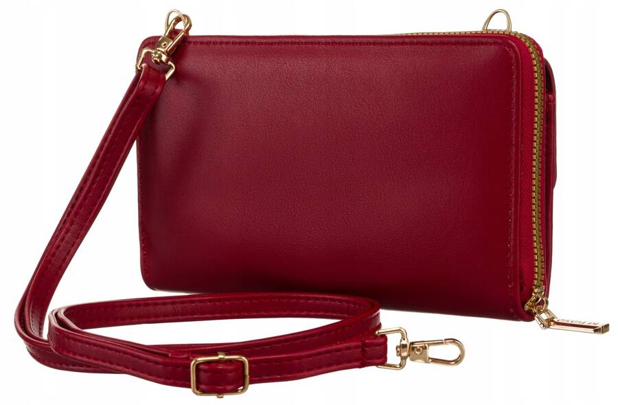 Maža elegantiška rankinė Cavaldi, raudona A0154
