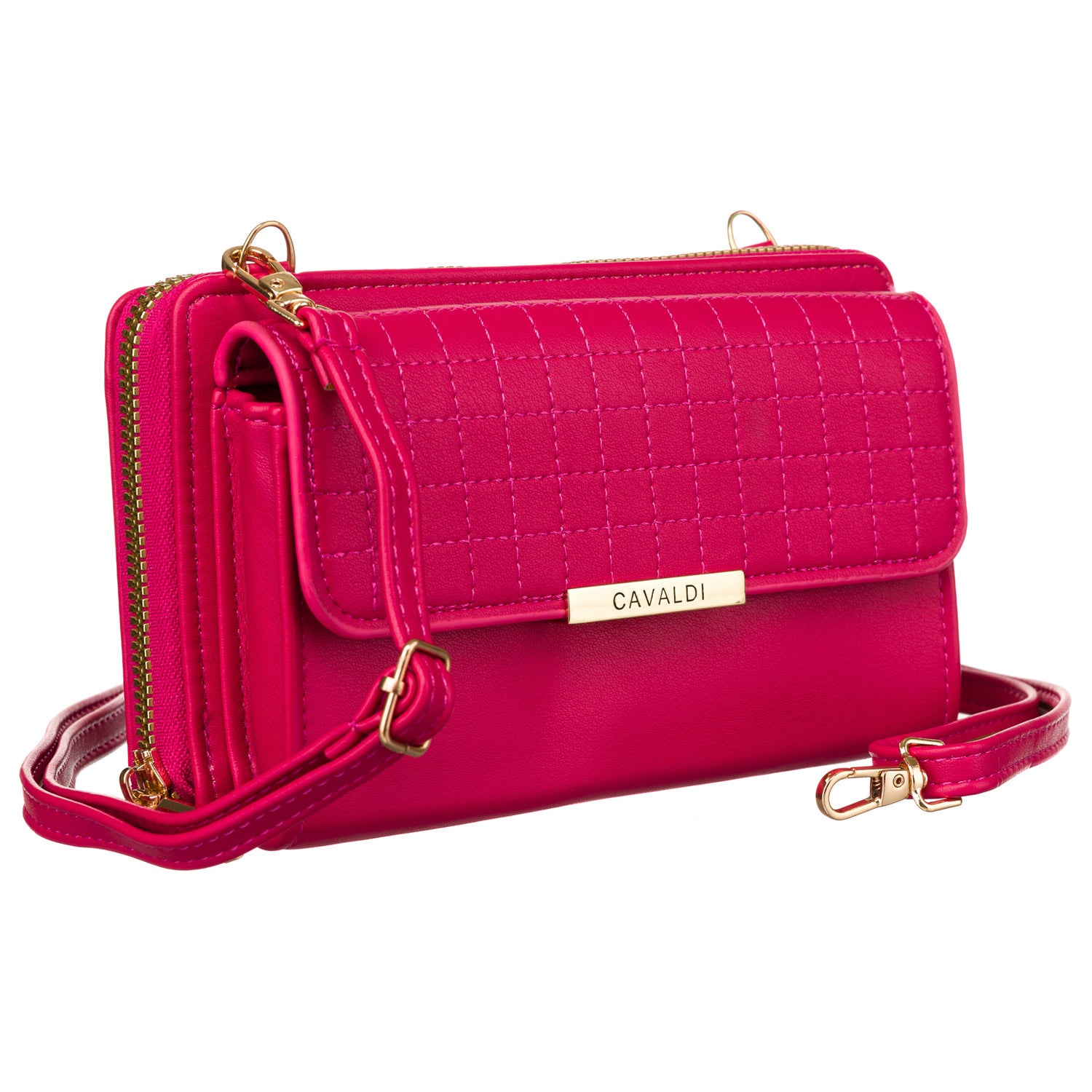 Maža elegantiška rankinė Cavaldi, rožinė A0156
