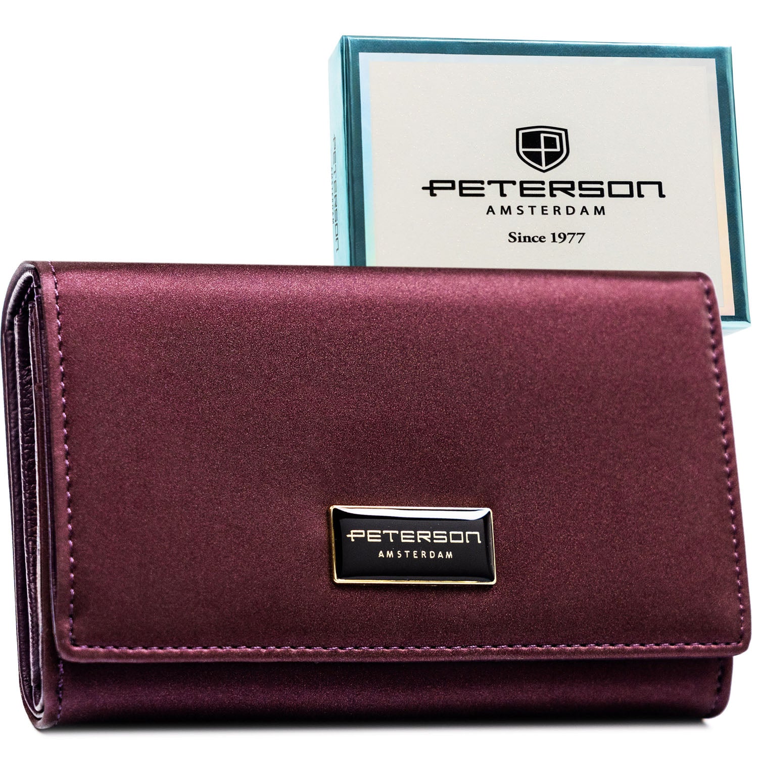 Didelė piniginė moterims Peterson, violetinė PT60