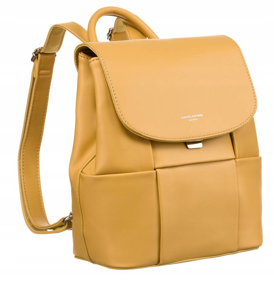 Klasikinė kuprinė moterims David Jones, geltona