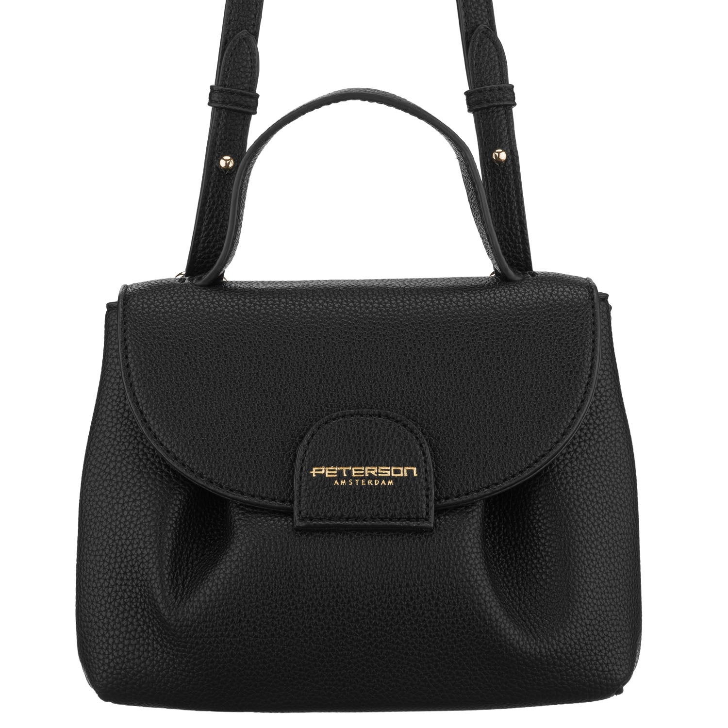 Moteriška rankinė per petį Peterson, juoda AX30