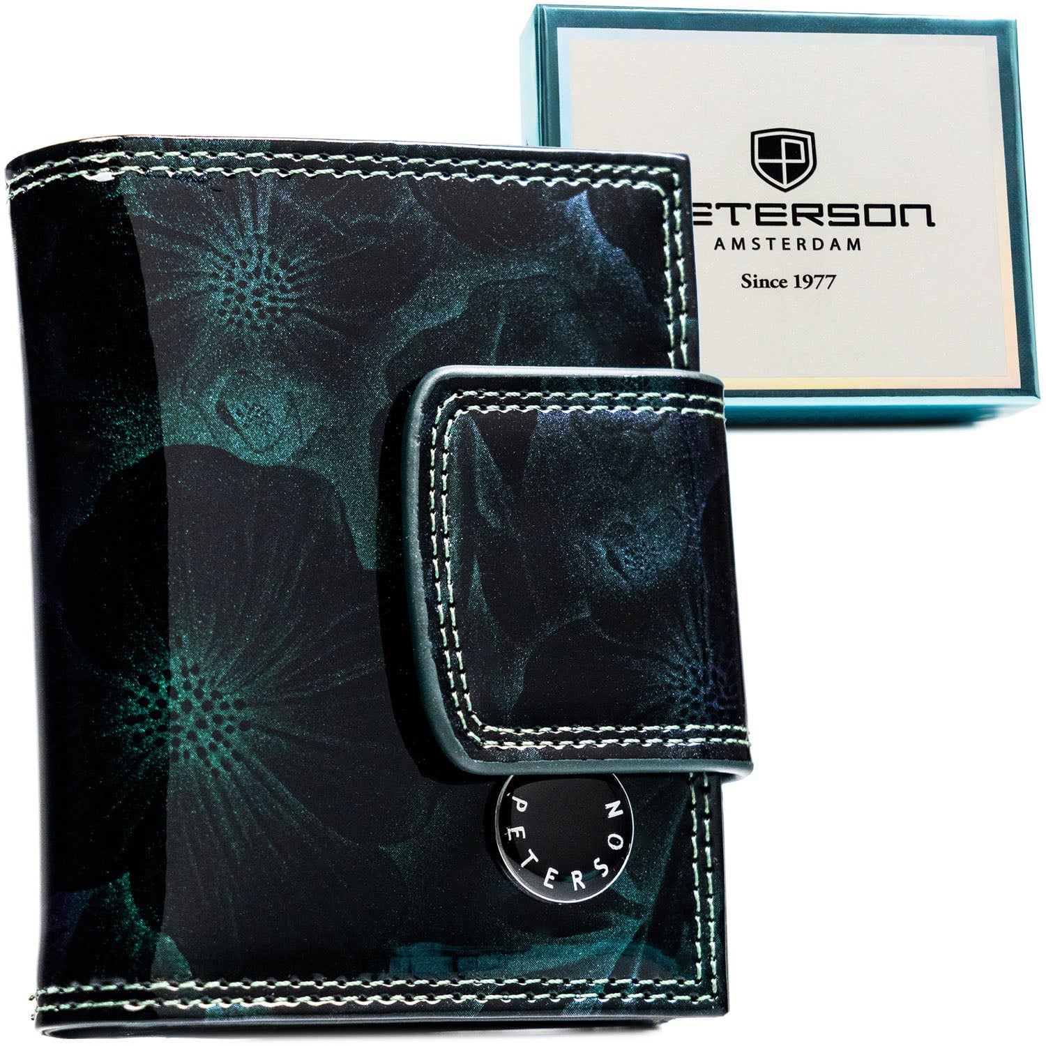 Maža piniginė moterims Peterson, žalia PT8