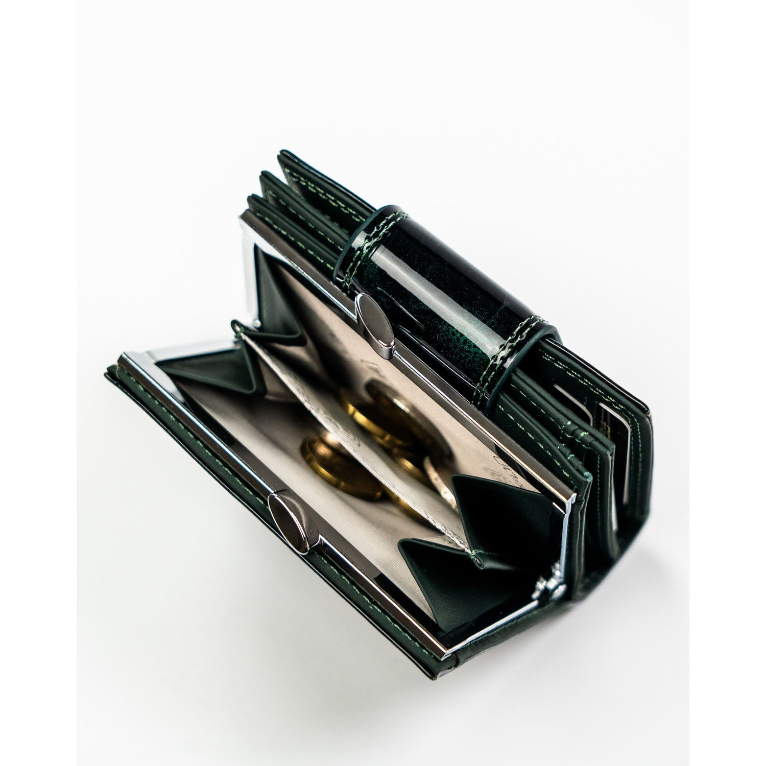 Maža piniginė moterims Peterson, žalia PT8