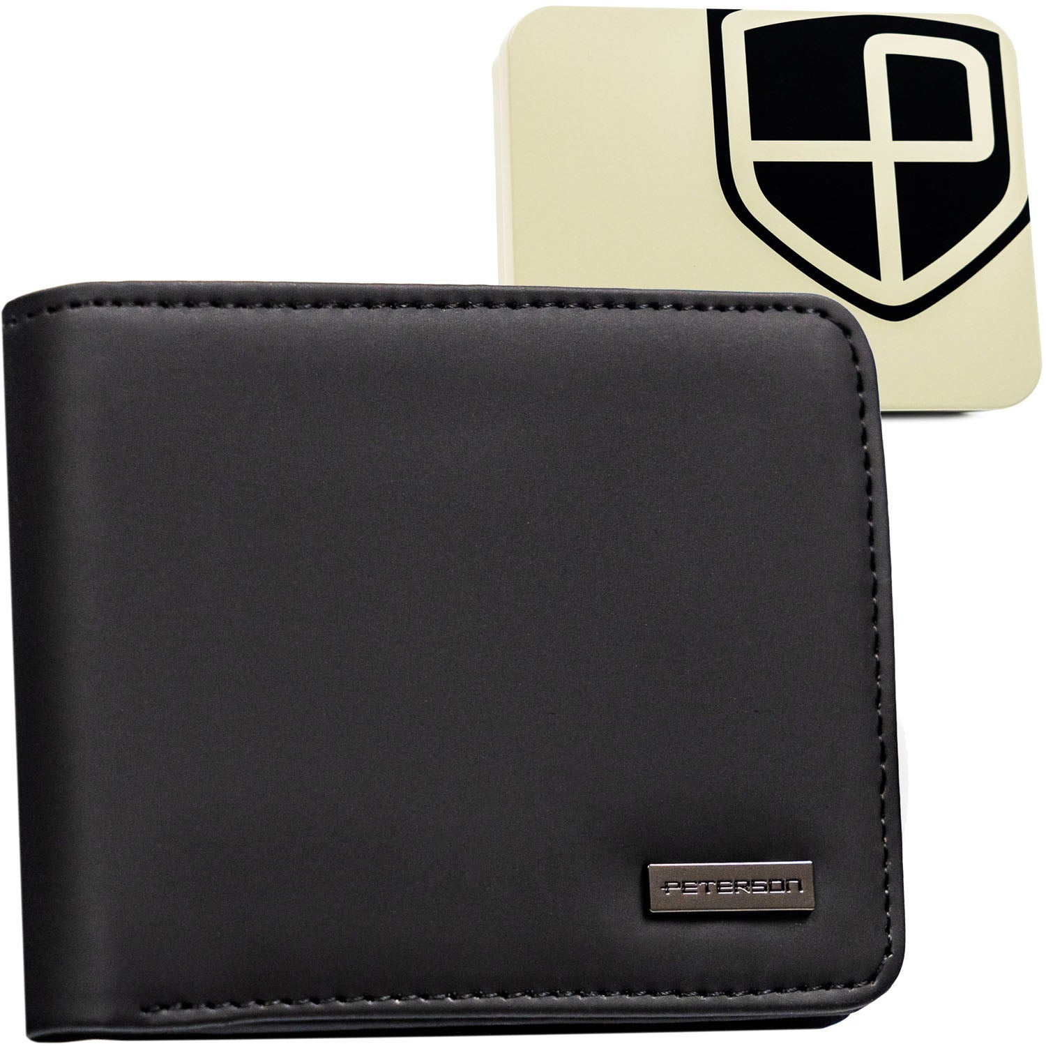 Maža piniginė vyrams Peterson, juodas N434