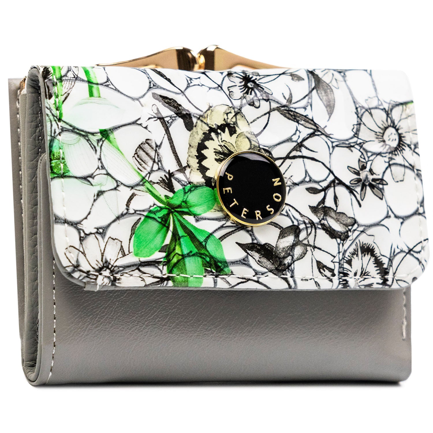 Maža piniginė moterims Peterson, žalia PT29