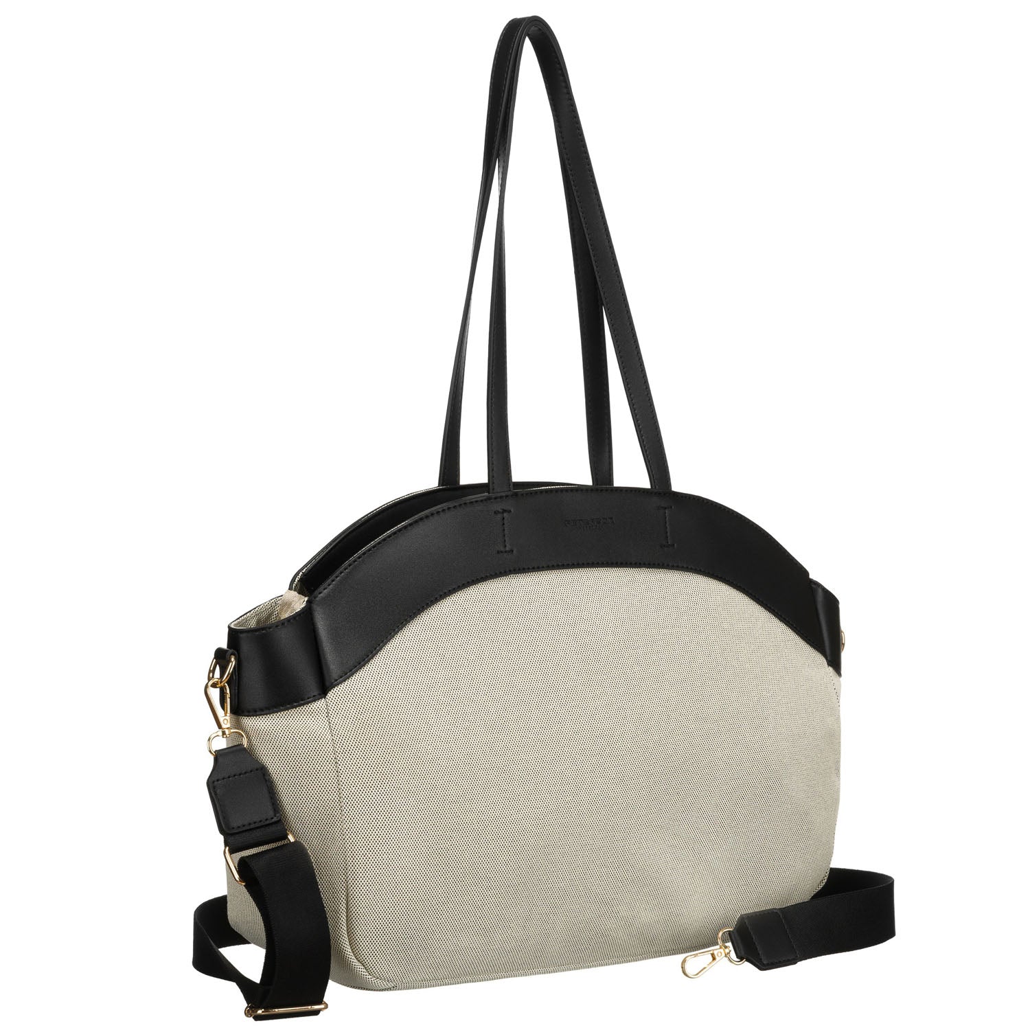 Vidutinė rankinė moterims Peterson, smėlio-juoda