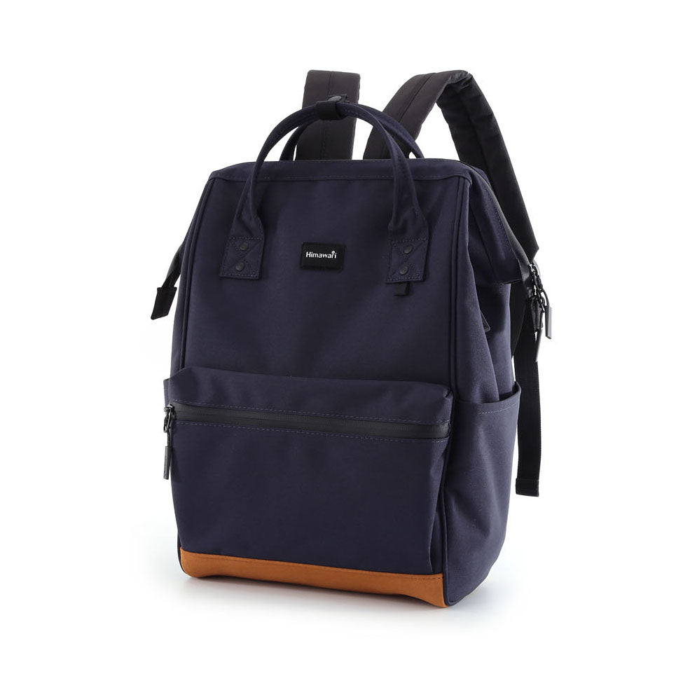 Moteriška miesto kuprinė su USB, mėlyna - Himawari