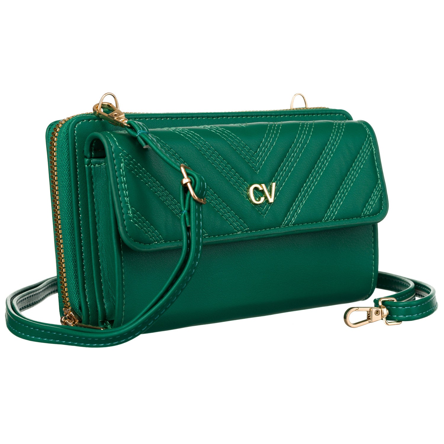 Maža rankinė 2w1 Cavaldi, žalia A0146