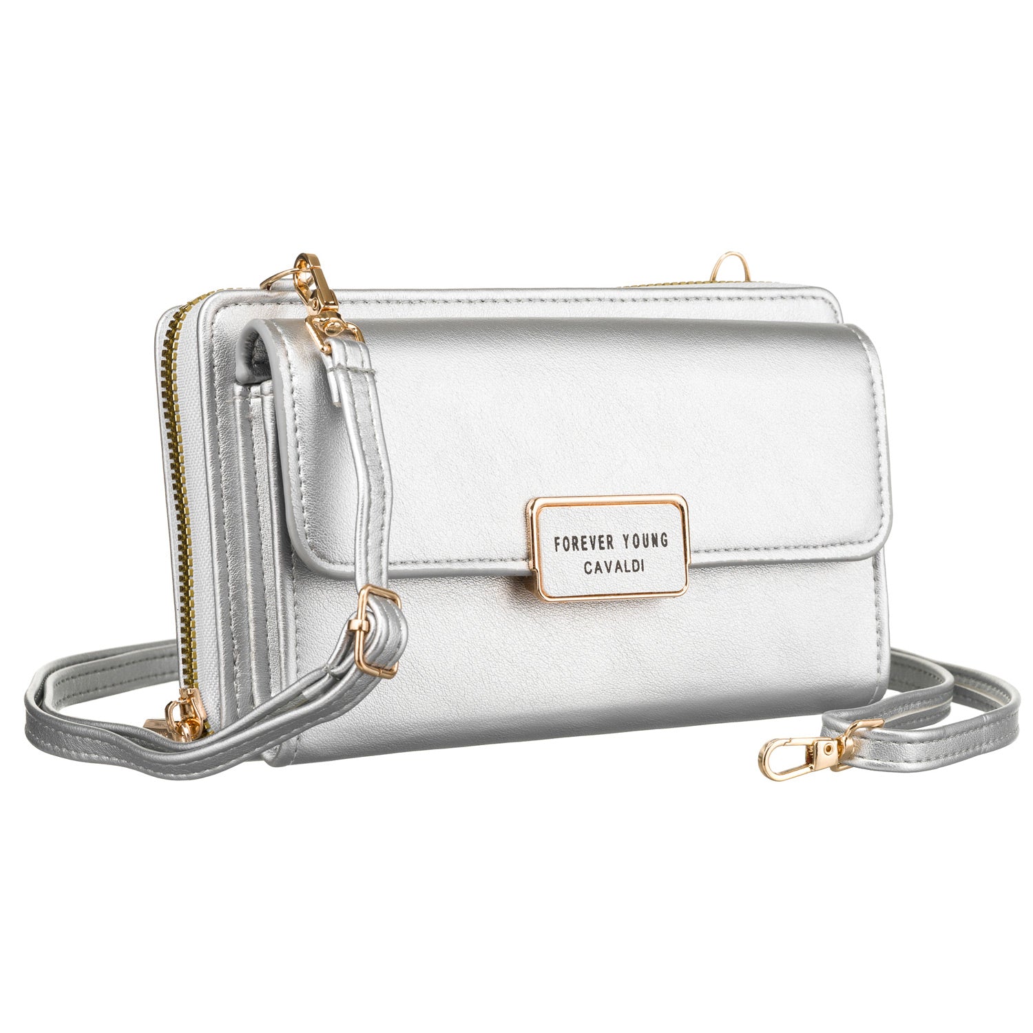 Maža rankinė 4U Cavaldi, sidabro A01 N423