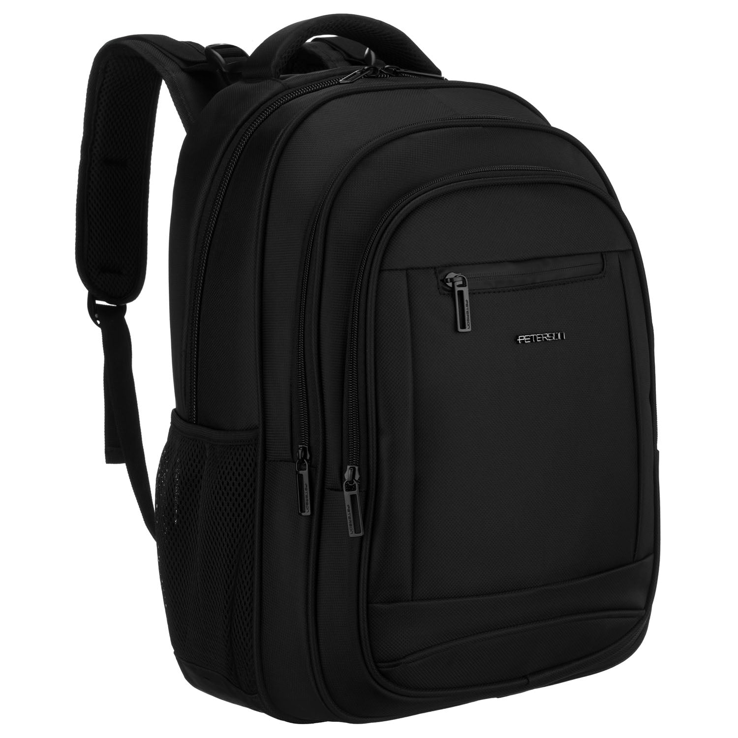 Vidutinis kuprinė unisex Peterson, juoda