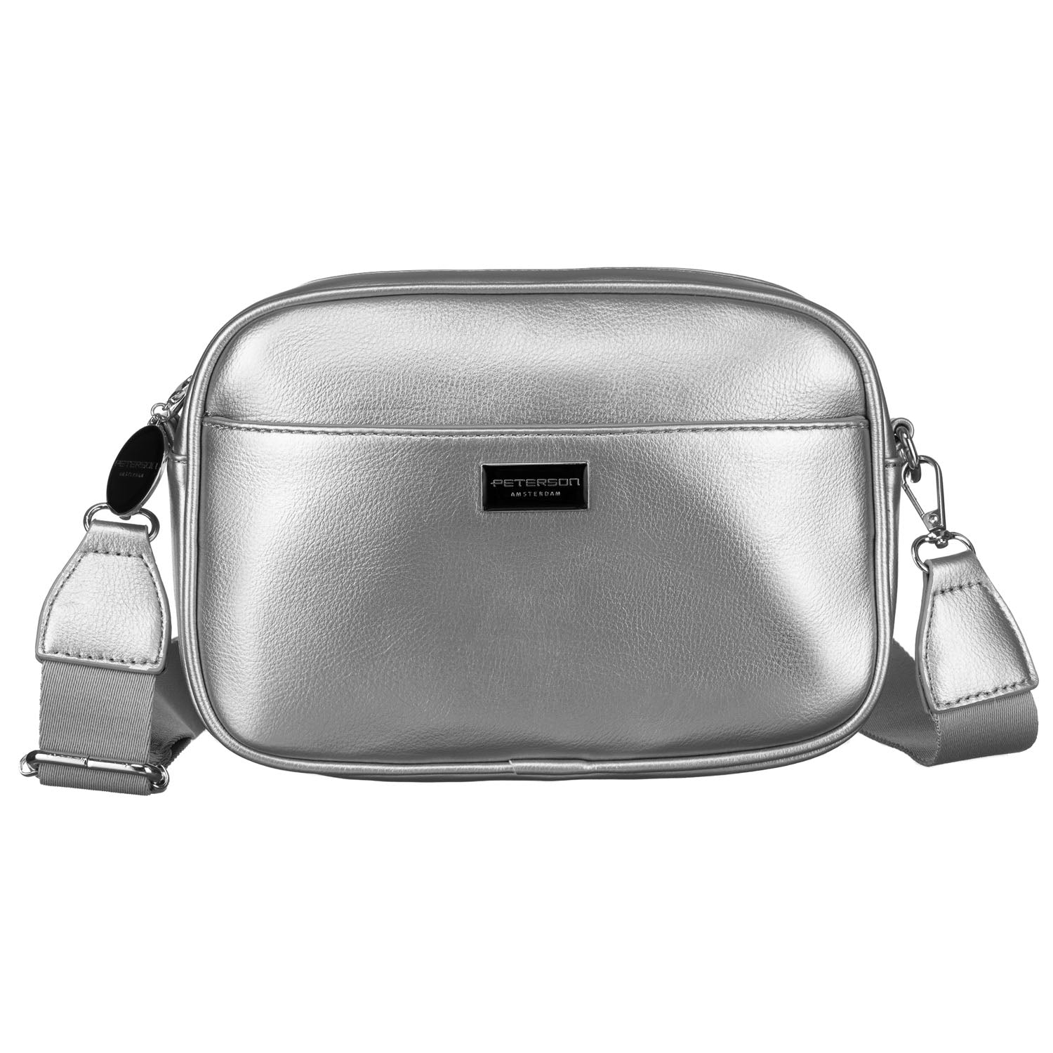 Rankinė maža sidabrinė Peterson, moteriška S34.