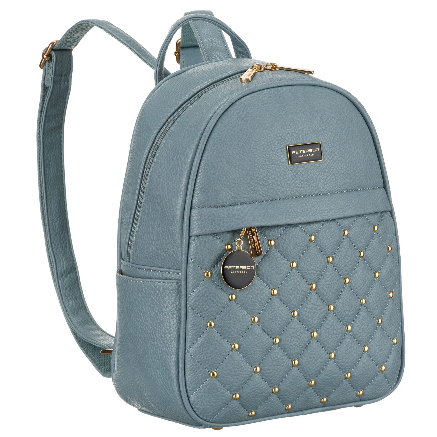 Pikavotas eko odos Peterson moteriškas, mėlynas A01.