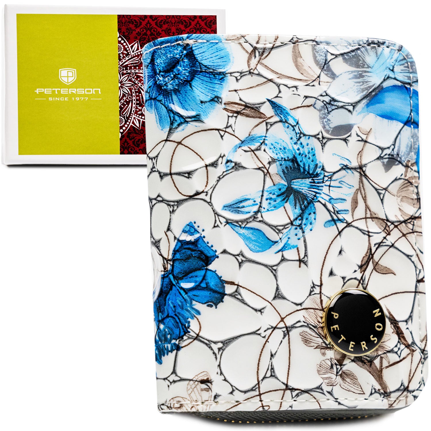 Mažas piniginė moterims Peterson, mėlyna PT39