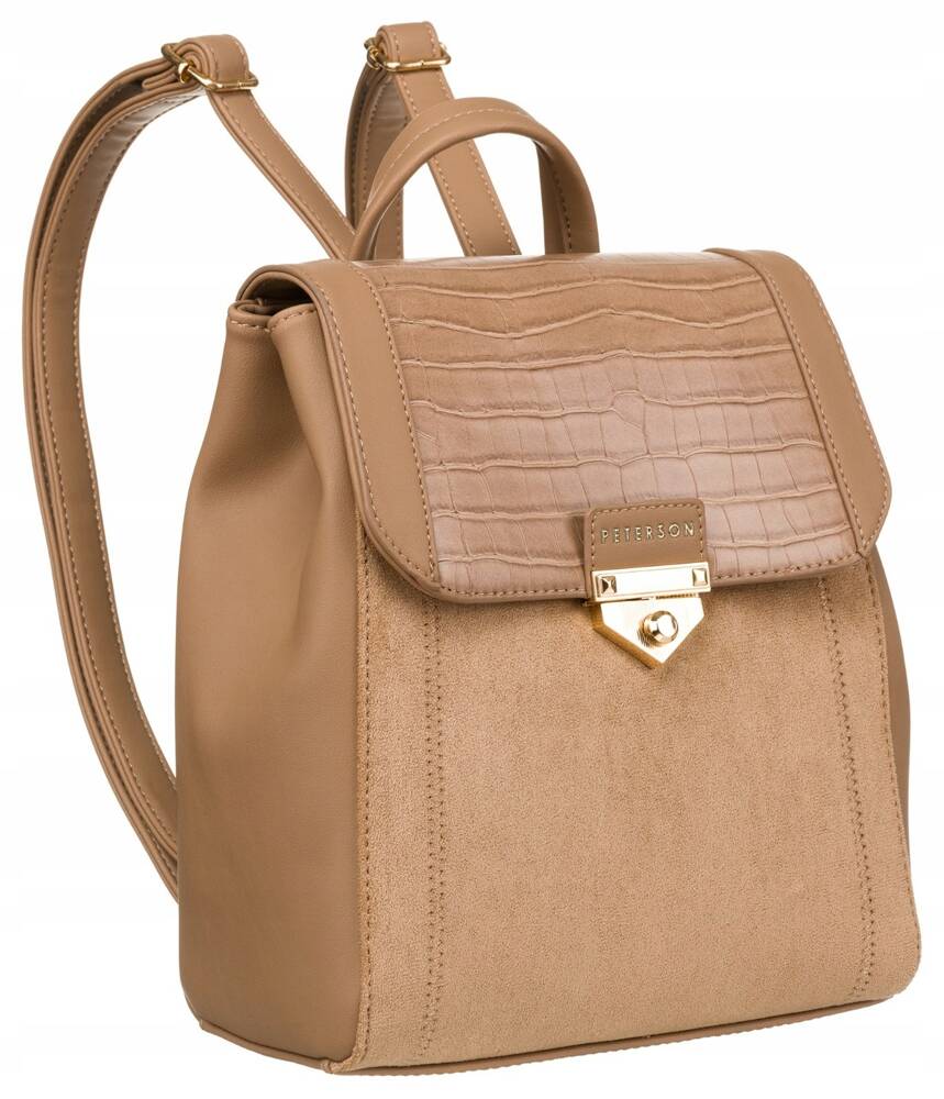 Kuprinė moterims Peterson, smėlio 1-0302