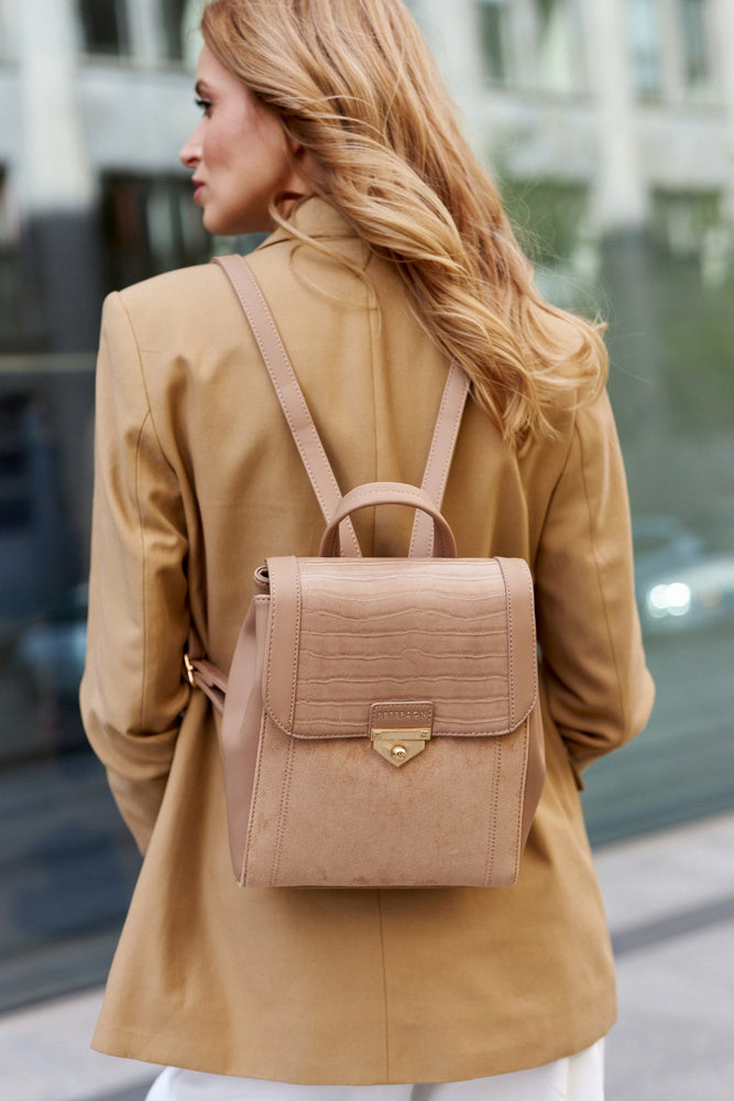 Kuprinė moterims Peterson, smėlio 1-0302