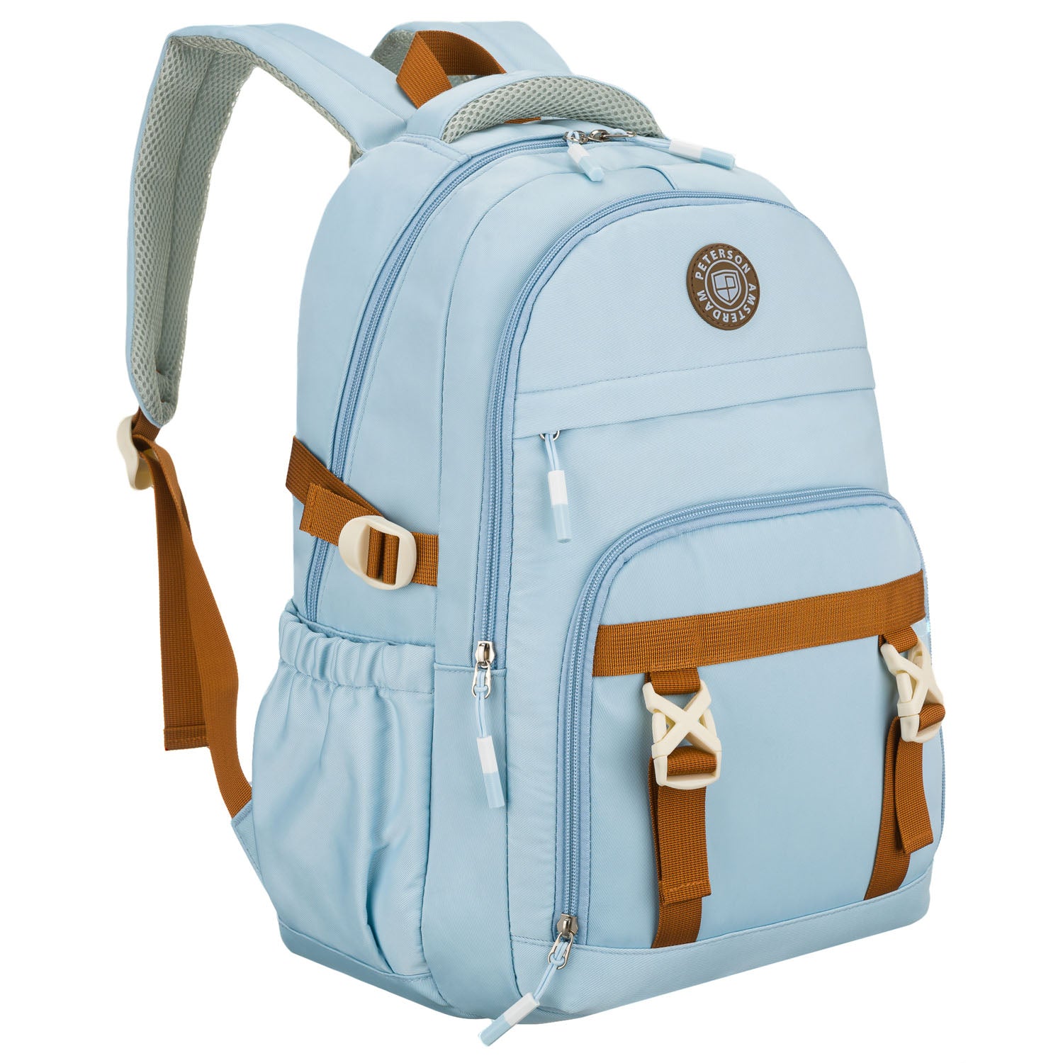 Vidutinė kuprinė unisex Peterson, žydra