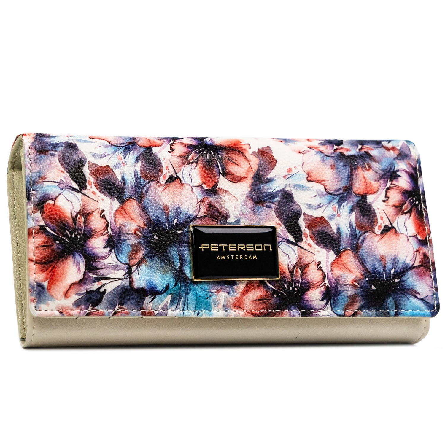 Piniginė moterims Peterson, gėlėtas PT71