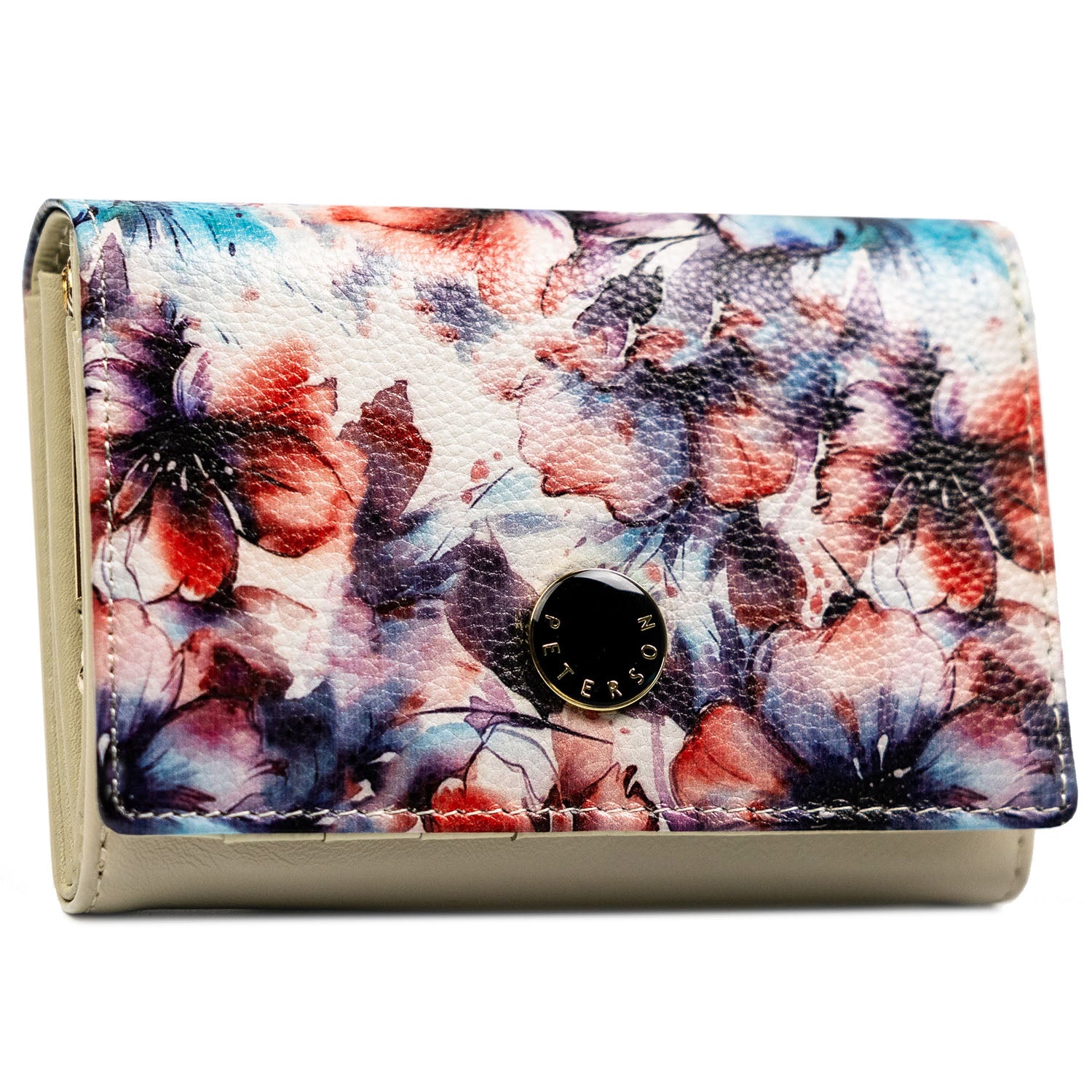 Piniginė moterims Peterson, gėlėtas PT54