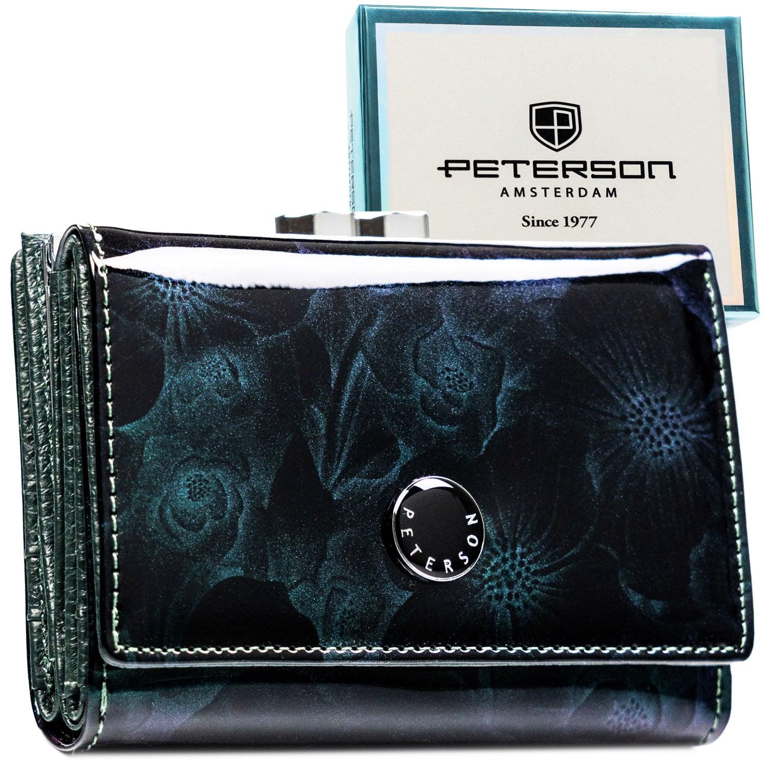 Piniginė moterims Peterson, žalias PT2