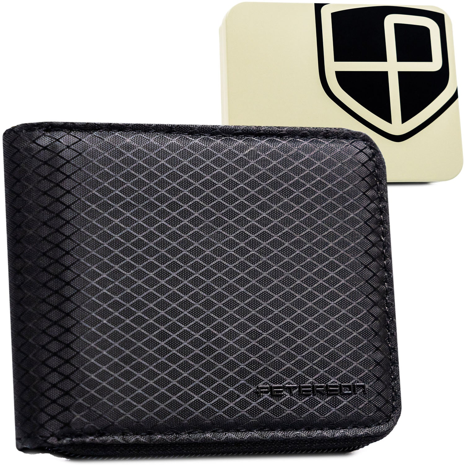 Piniginė vyrams Peterson, juodas N436