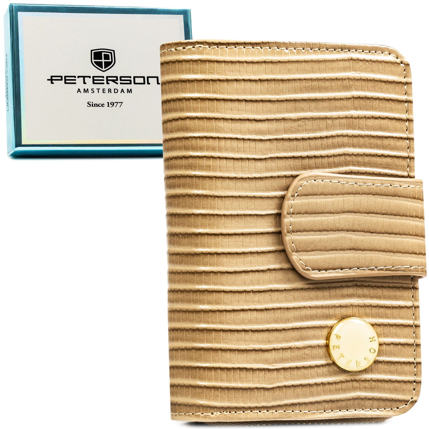 Piniginė moterims Peterson, smėlio 2395