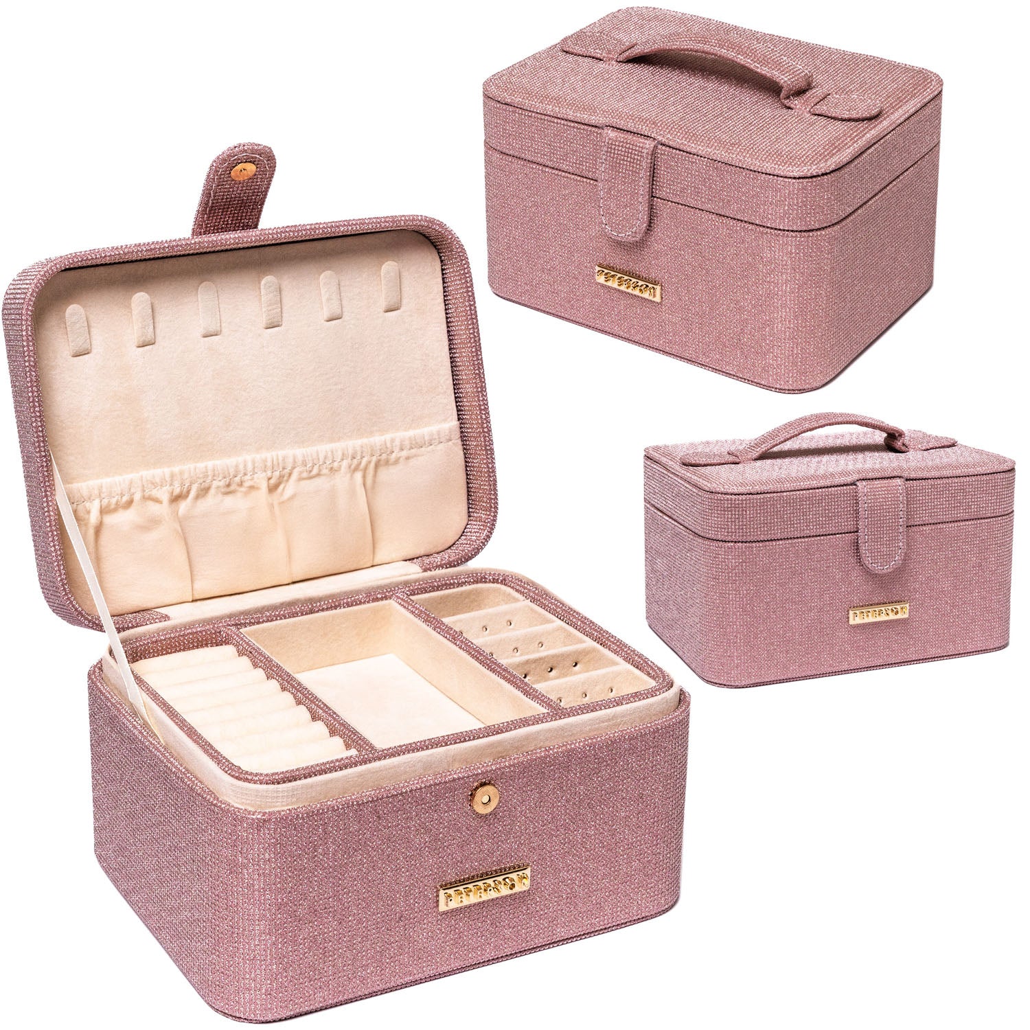 Papuošalų dėžutė moterims Peterson, rožinė