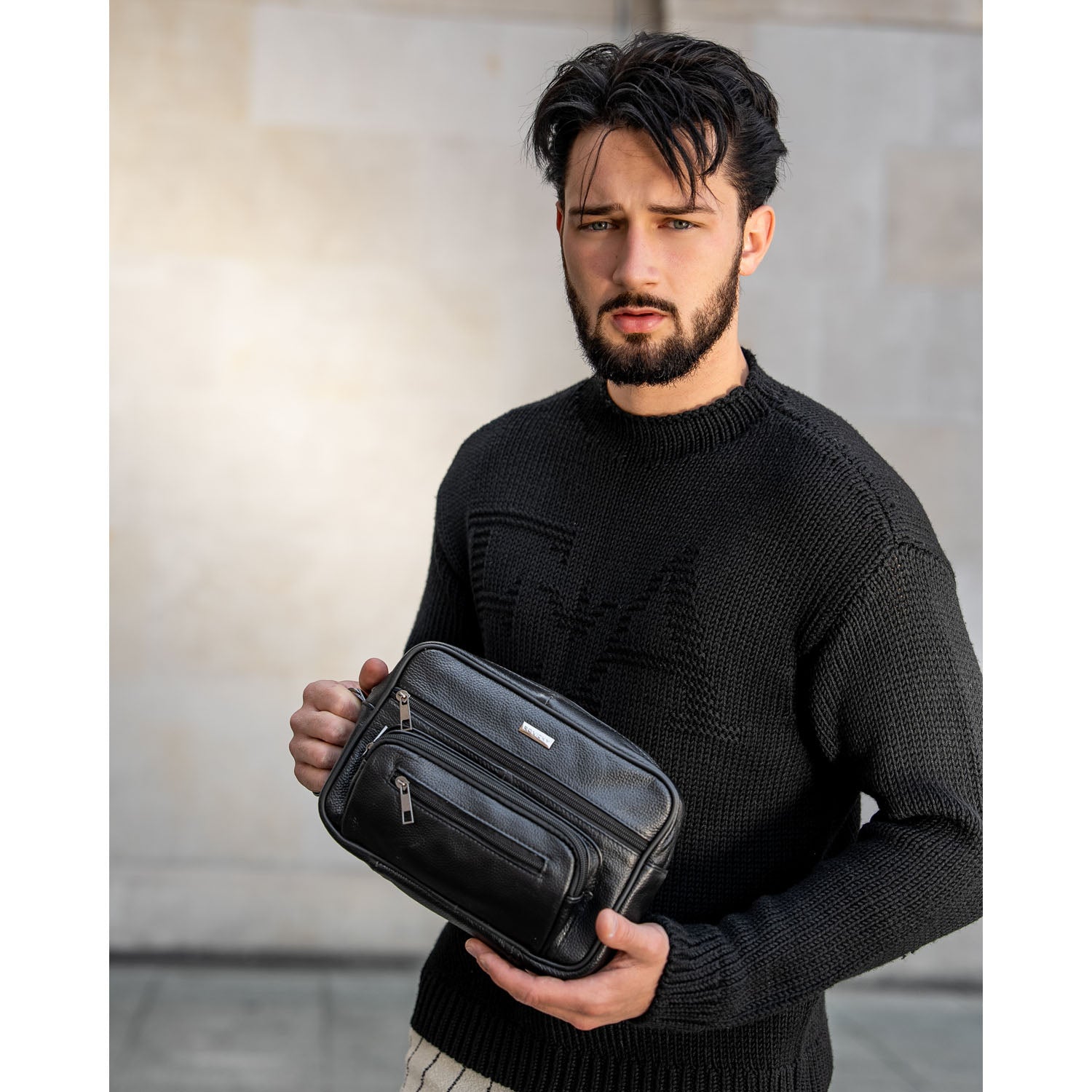 Rankinė vyrams Rovicky, juoda R267