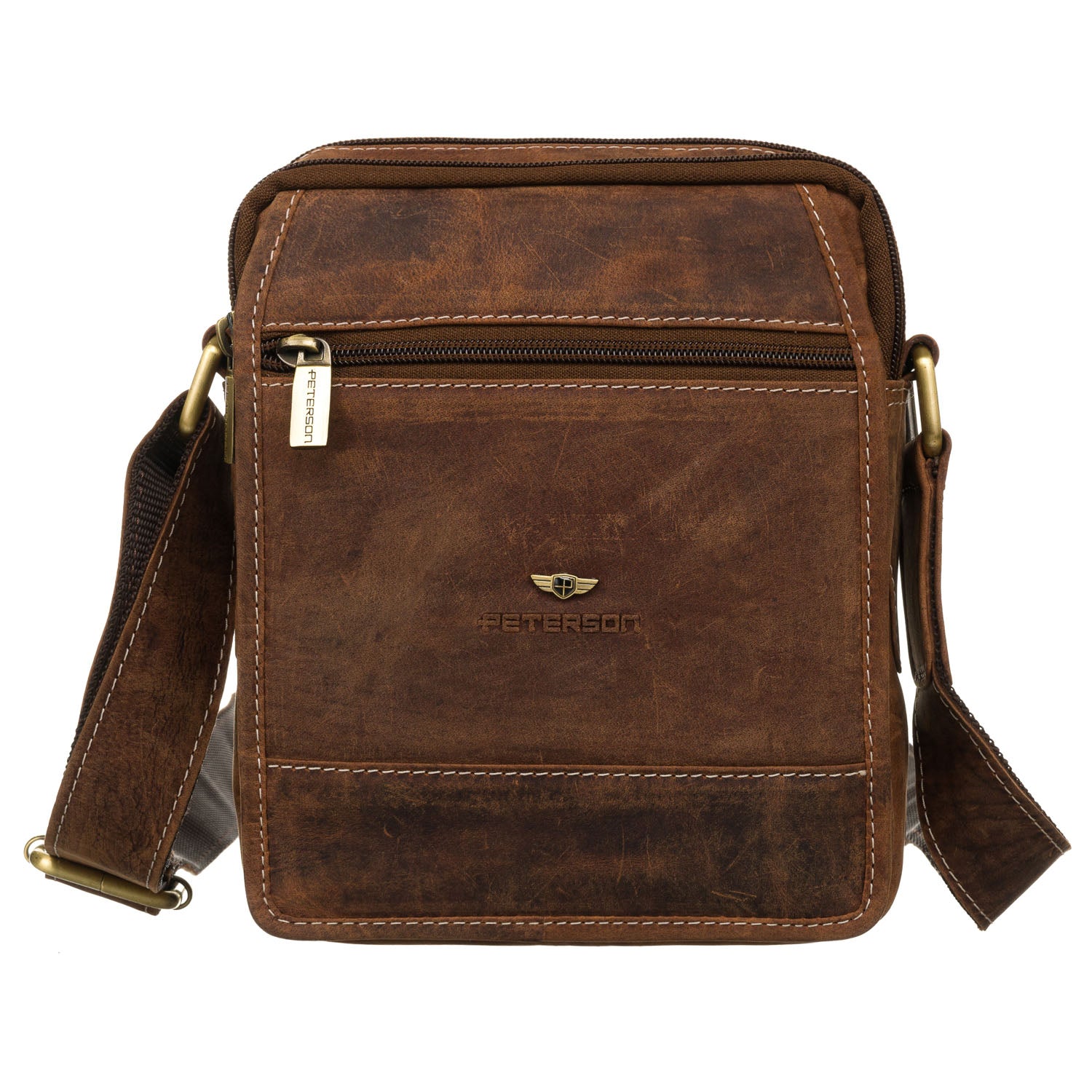 Rankinė vyrams Peterson, ruda R360