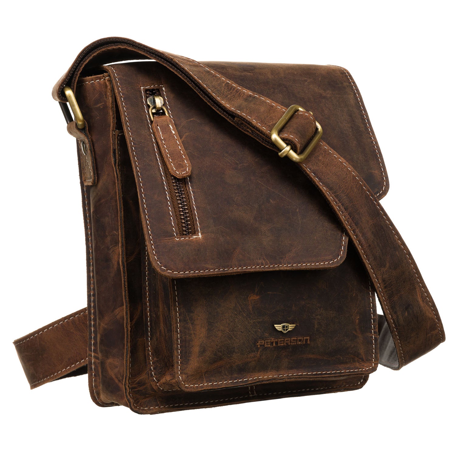 Rankinė vyrams Peterson, ruda R328