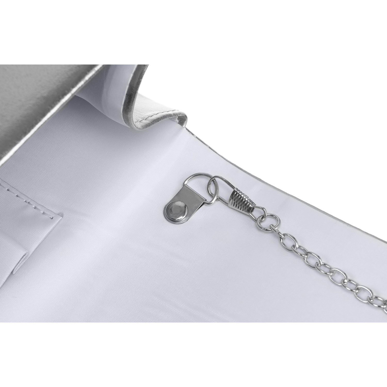 Moteriška delninė, sidabrinė, dirbtinė oda N393