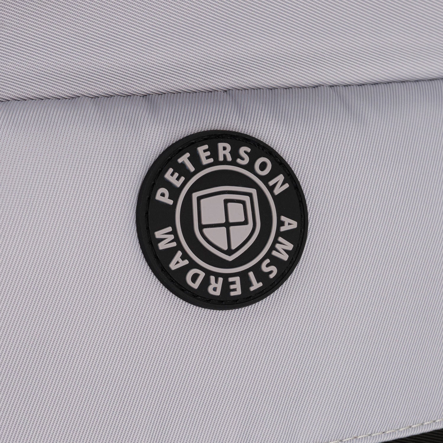 Vidutinė kuprinė unisex Peterson, pilka-juoda