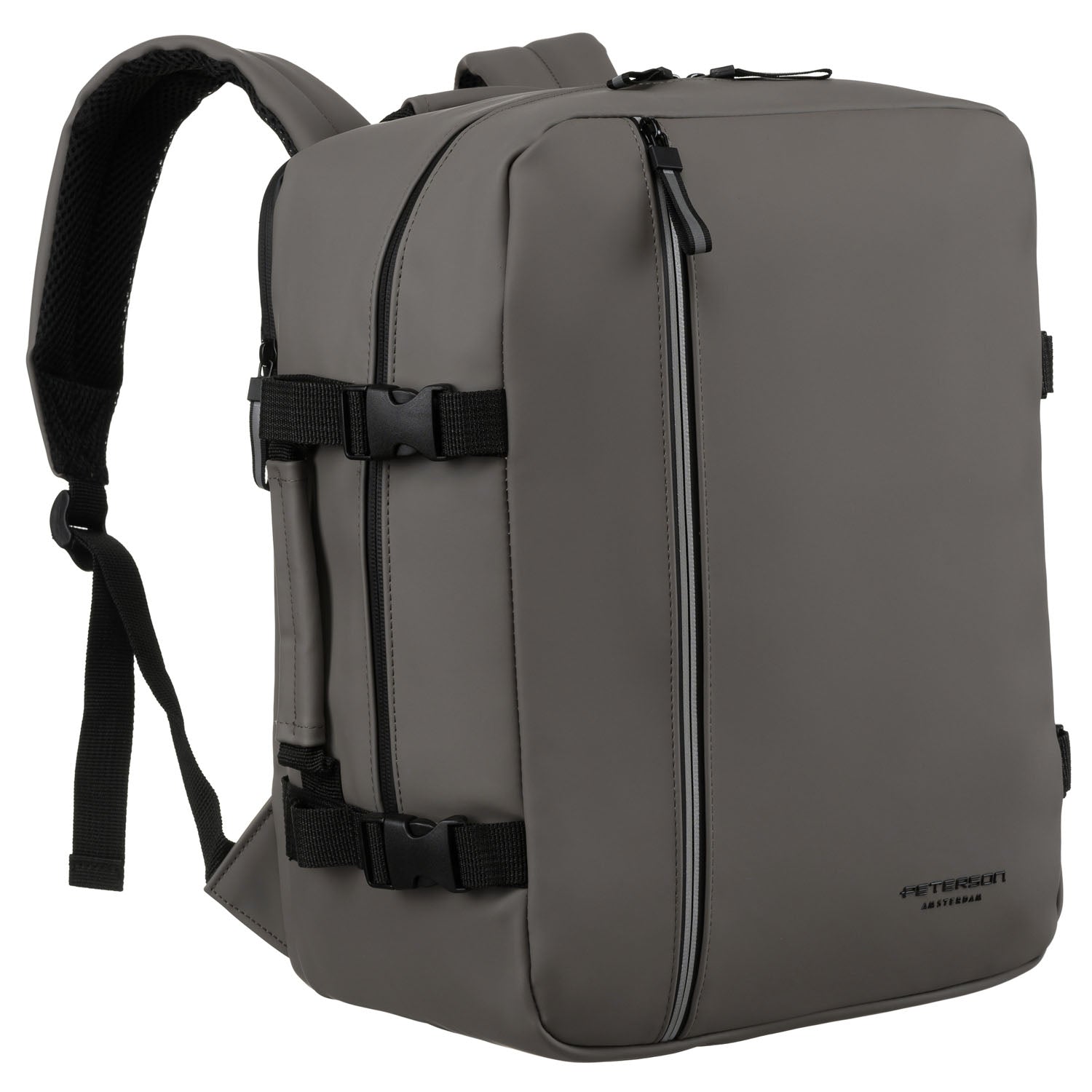 Didelė kuprinė unisex Peterson, pilka