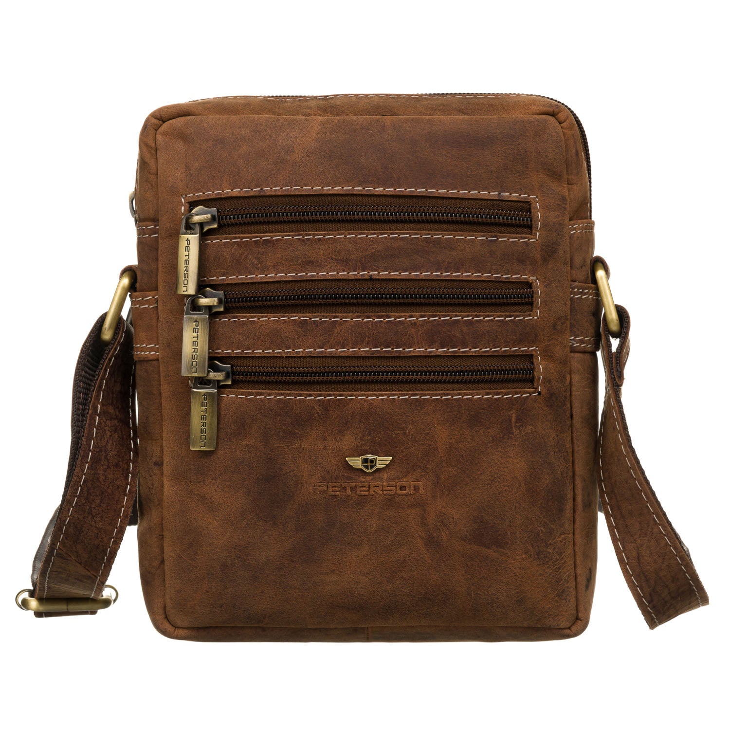 Rankinė vyrams Peterson, ruda R385