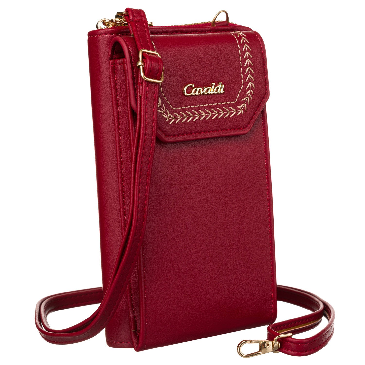 Rankinė 2in1 su ilgu diržu Cavaldi, raudona C0161