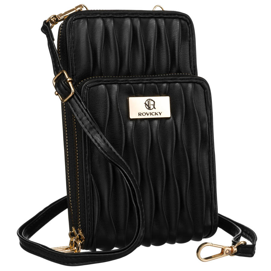 Rankinė ekologiška oda Rovicky, juoda R0174