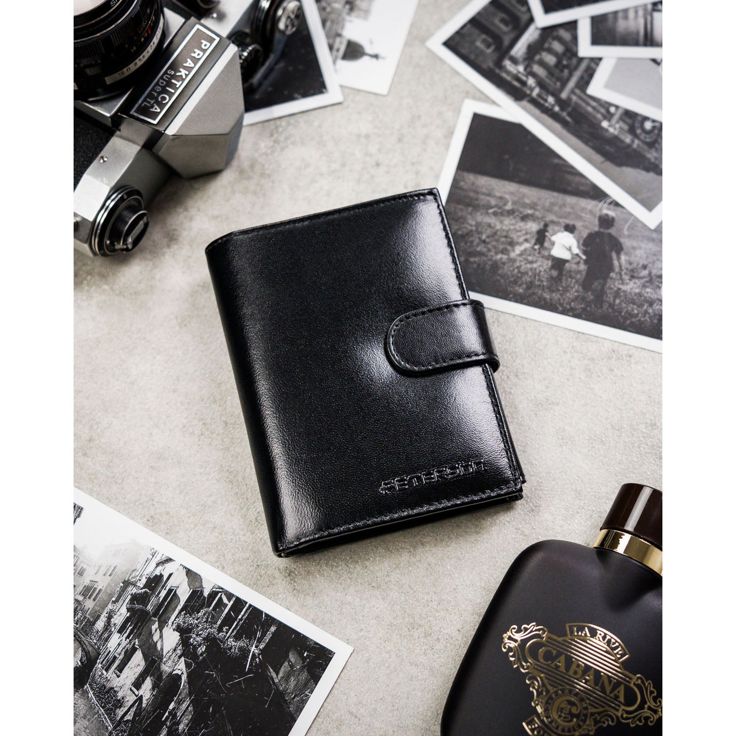 Dovanų rinkinys vyrams: piniginė su diržu Peterson N4L-TW