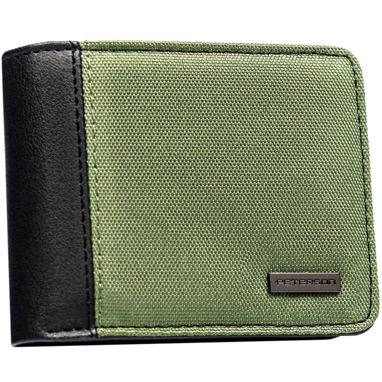 Piniginė vyrams Peterson, žalia-juoda N449