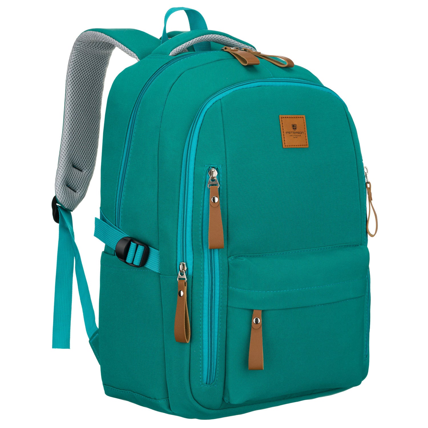 Vidutinė kuprinė unisex Peterson, žalia